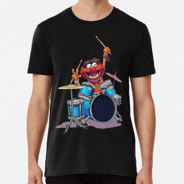 Artikel-Vorschau von Animal Drummer The Muppets Show Klassisches T-Shirt, designt und verkauft von WYSSSIMINGTON.