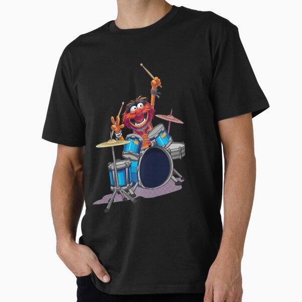 Vista previa del artículo con la obra «Animal Drummer The Muppets Show Camiseta clásica», diseñado y vendido por WYSSSIMINGTON.