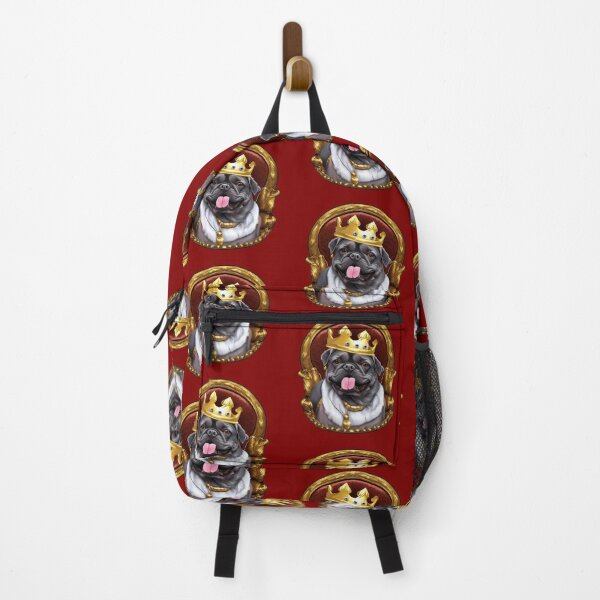 Item preview, Reigning Cats and Dogs Panting Dog Puppy King designed and sold by Bloomin' Arty Families.