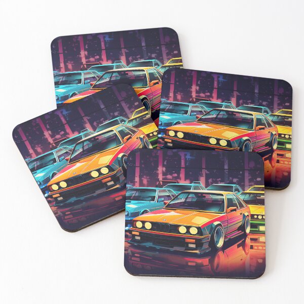 Item preview, Retro Car Digital Illustrations: A Journey to the 80s-90s designed and sold by Piotrek0001.