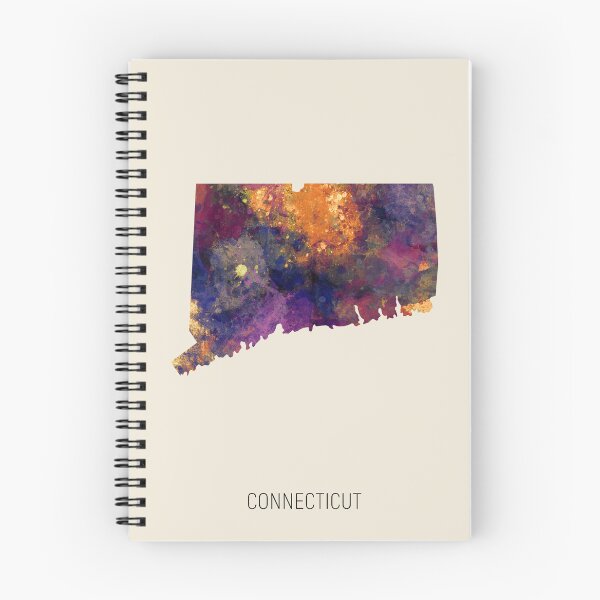 Item preview, Connecticut Watercolor Map designed and sold by ArtPrints.