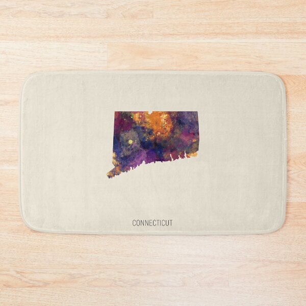 Item preview, Connecticut Watercolor Map designed and sold by ArtPrints.