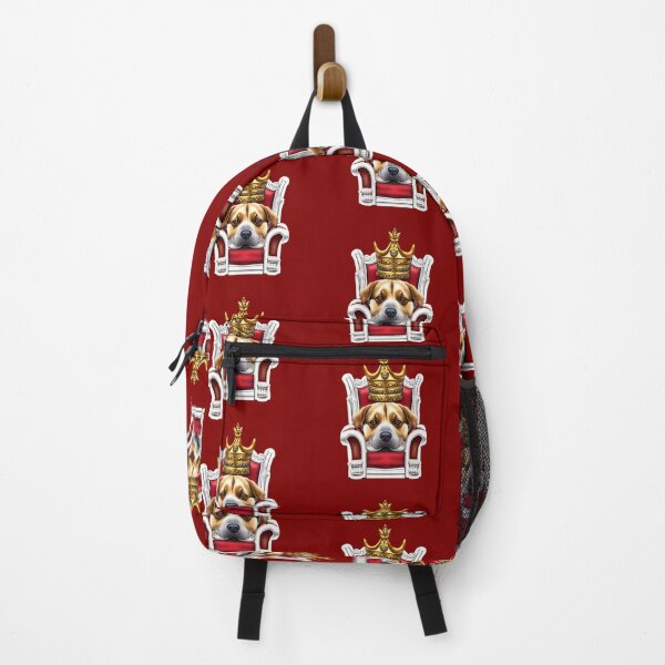 Item preview, Reigning Cats and Dogs Panting Dog Puppy King designed and sold by Bloomin' Arty Families.