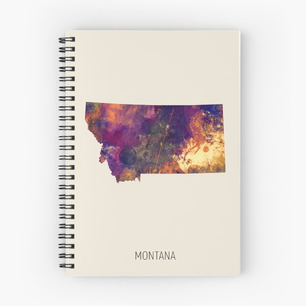 Artikelvorschau, Montana-Aquarellkarte entworfen und verkauft von ArtPrints.