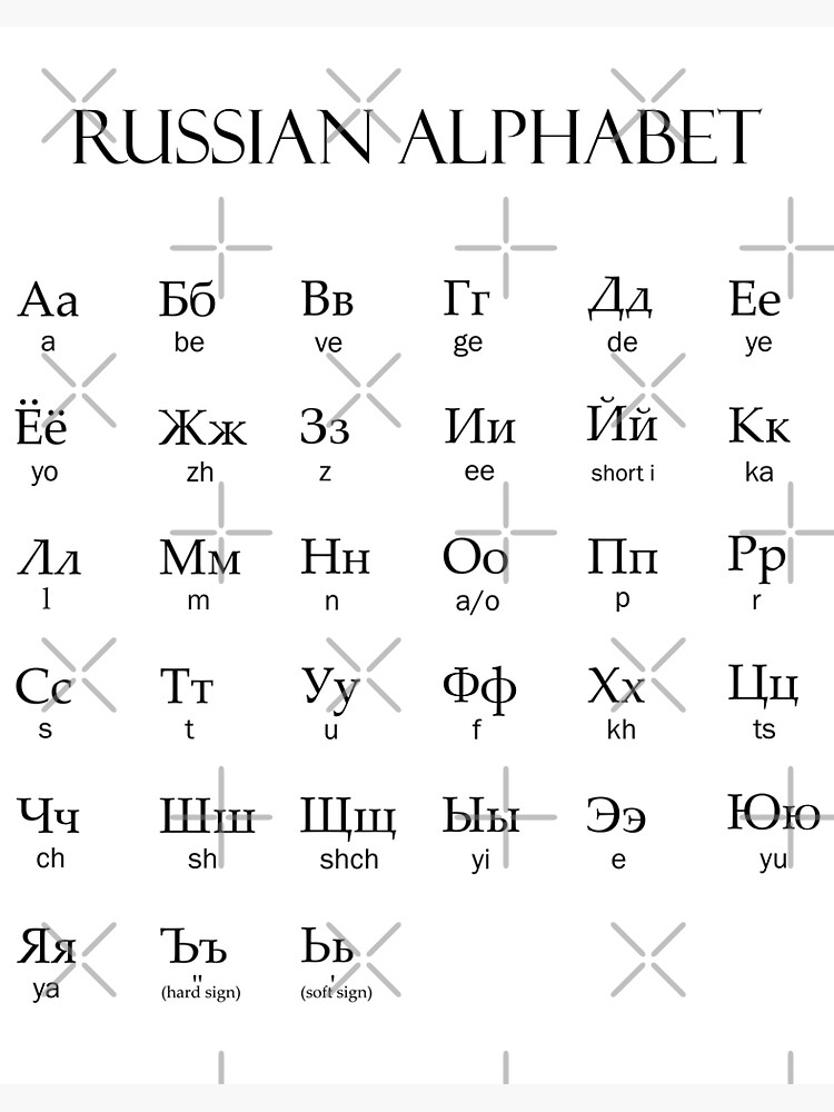 All Russian letters part 1