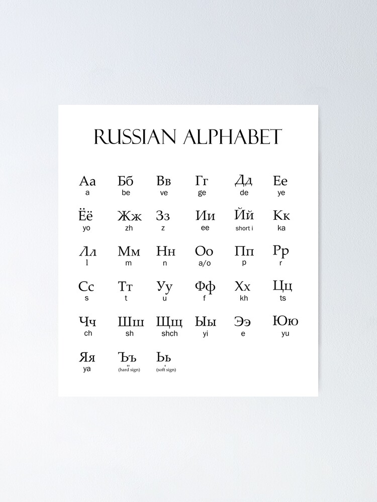 I Made Russian Unown Alphabet 