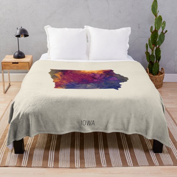 Item preview, Iowa Watercolor Map designed and sold by ArtPrints.