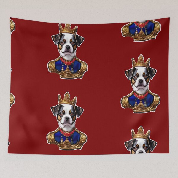 Item preview, Reigning Cats and Dogs Puppy King designed and sold by Bloomin'  Arty Families.