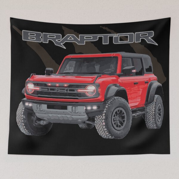 Item preview, Bronco raptor race red braptor MURICA SUV sport truck designed and sold by cowtownCOWBOY.