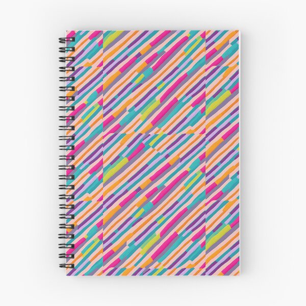 Aperçu de l'œuvre Motif de lignes vibrantes créée et vendue par FuzzieIntuition.
