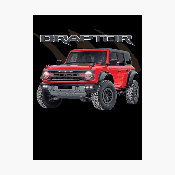 Item preview, Bronco raptor race red braptor MURICA SUV sport truck designed and sold by cowtownCOWBOY.