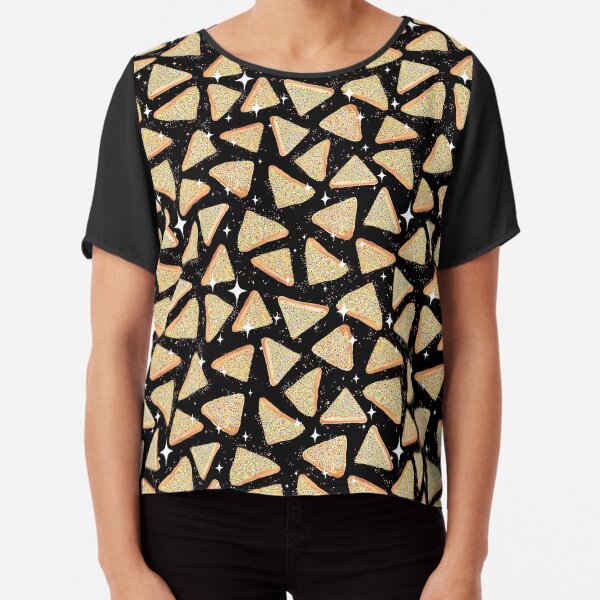 Cosmic Fairy Bread - Black - NEW Chiffon Top