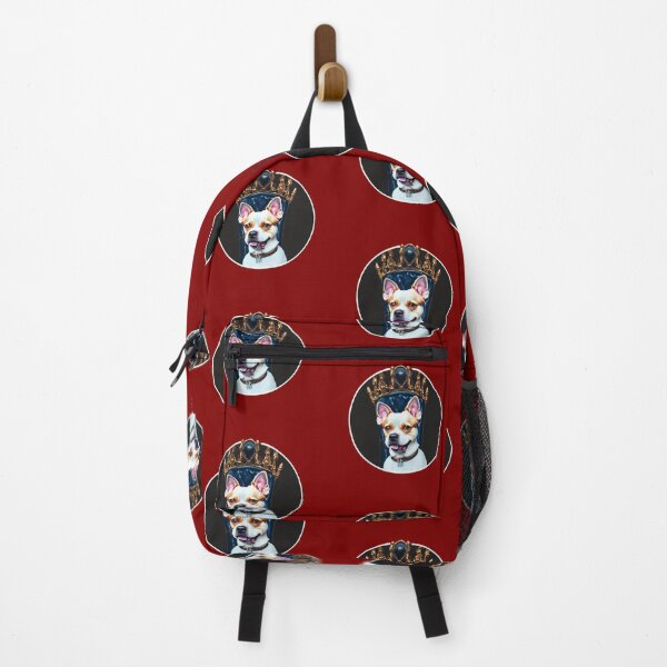 Item preview, Reigning Cats and Dogs Panting Dog Royal Chihuahua Puppy King designed and sold by Bloomin' Arty Families.