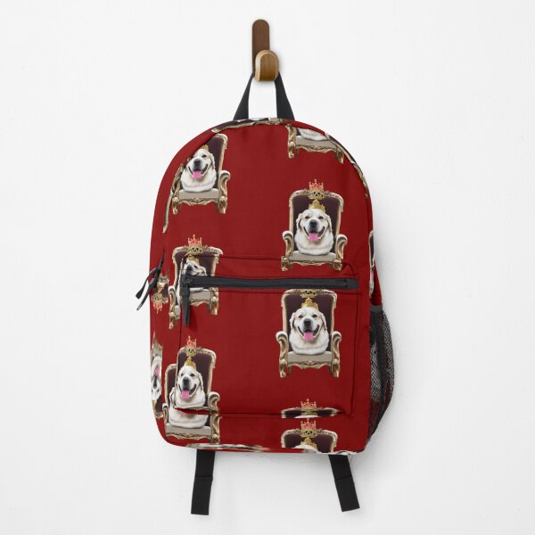 Item preview, Reigning Cats and Dogs Panting Dog Puppy King designed and sold by Bloomin' Arty Families.
