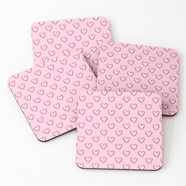 Pink coasters deals