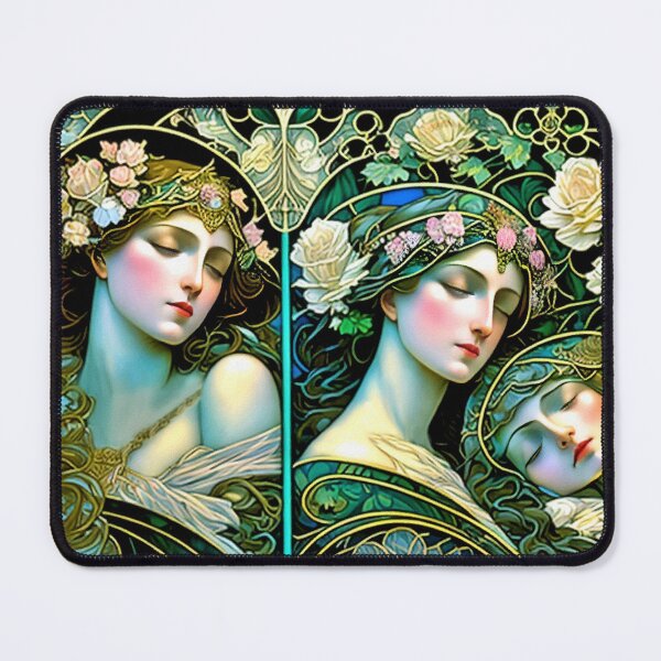 Item preview, Art Deco Girlfriends - Sleeping Beauty designed and sold by Garrulus glandarius.