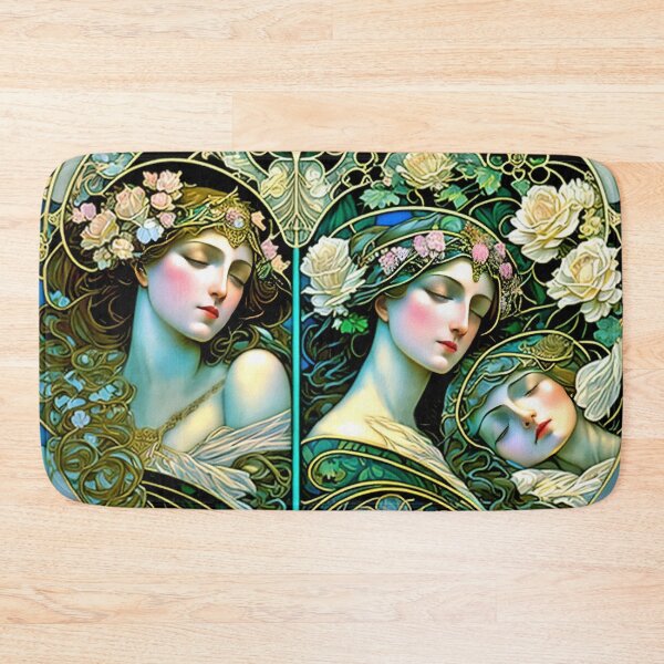Item preview, Art Deco Girlfriends - Sleeping Beauty designed and sold by Garrulus glandarius.