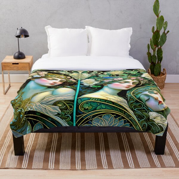 Item preview, Art Deco Girlfriends - Sleeping Beauty designed and sold by Garrulus glandarius.
