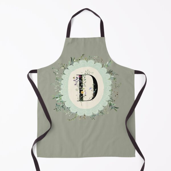 Item preview, Monogram Letter D With Wildflowers designed and sold by HugsAndPrints.