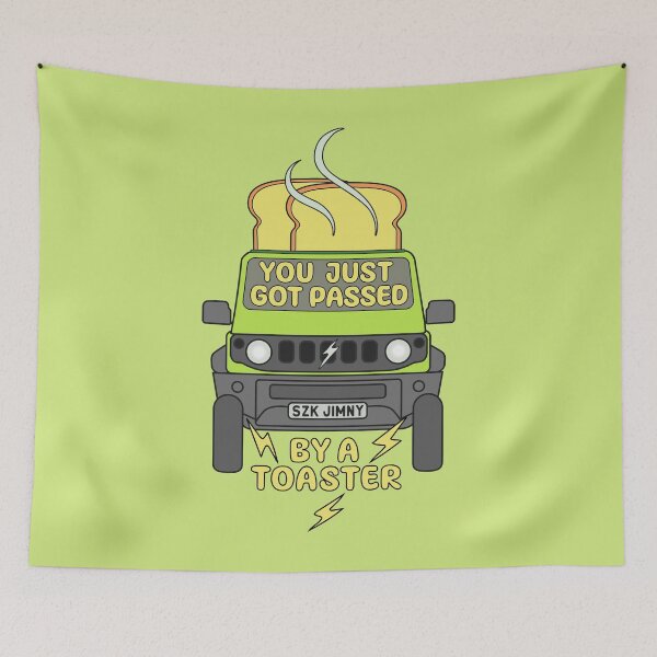 Item preview, You Just Got Passed By A Toaster Lime Jimny designed and sold by stoicjimny.