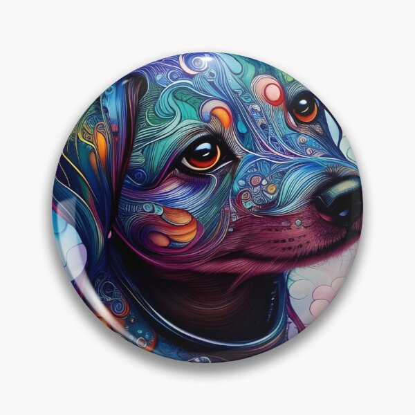 Item preview, Software Abstract Art Lab Dog Birthday Gift Visuals1106 - Software AI abstract 2023 designed and sold by coolkiwie.