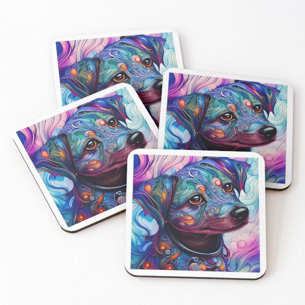 Item preview, Software Abstract Art Lab Dog Birthday Gift Visuals1106 - Software AI abstract 2023 designed and sold by coolkiwie.
