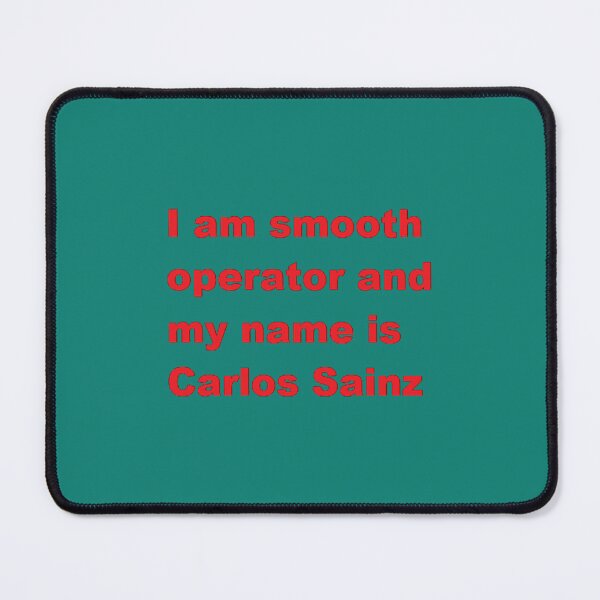 Item preview, F1 Smooth operator Carlos Sainz Ferrari designed and sold by Santiantraati.