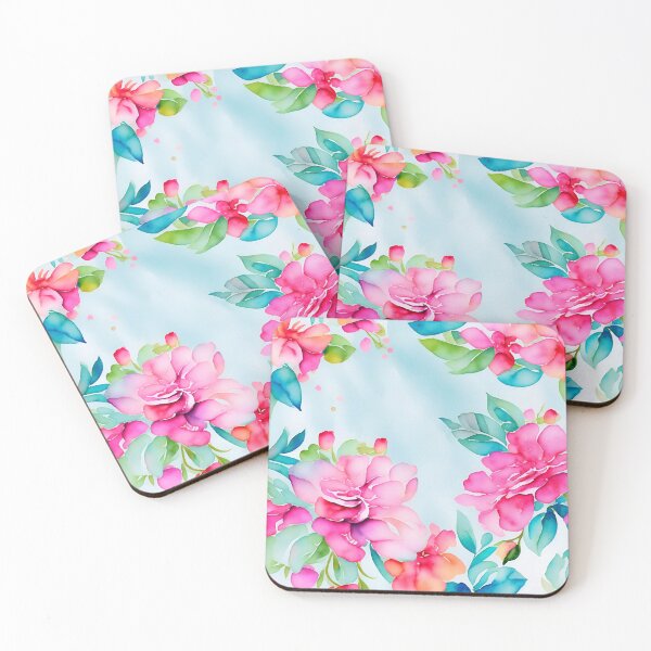 Item preview, Floral Soft Color Watercolor Wash Painting designed and sold by Tamas Das.