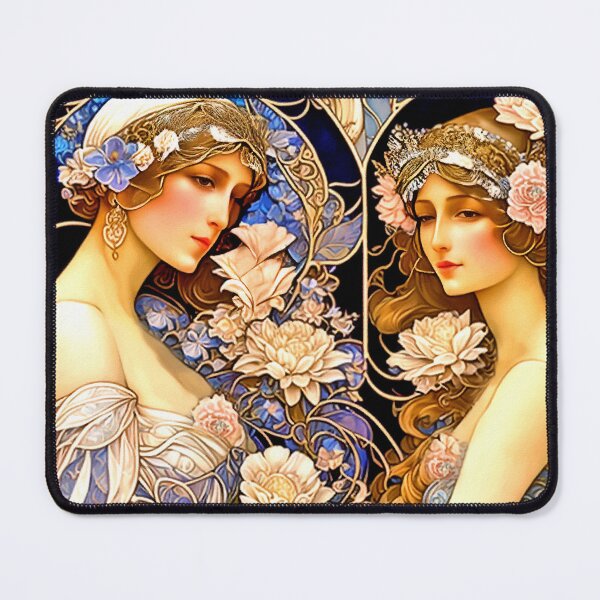 Item preview, Art Deco Girlfriends - Spring Awakening designed and sold by Garrulus glandarius.