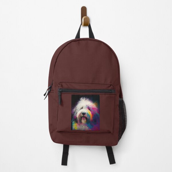 Item preview, Old English Sheepdog Synesthetic Splash Painting designed and sold by Enmamarishop.