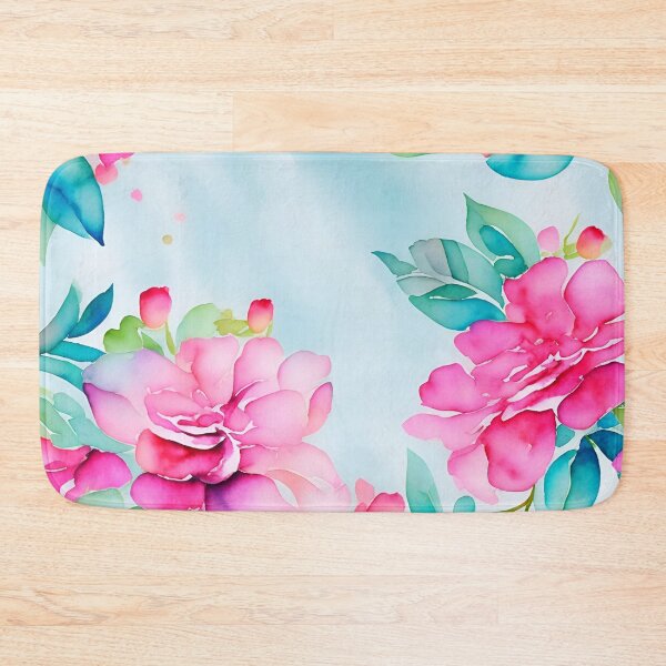 Item preview, Floral Soft Color Watercolor Wash Painting designed and sold by Tamas Das.
