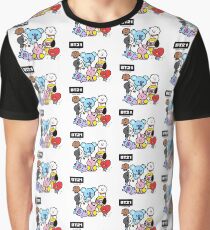 BTS - BT21 - ALL Graphic T-Shirt