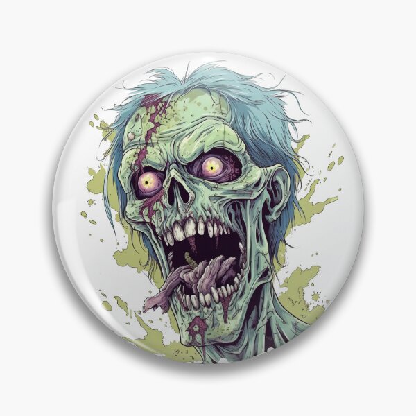 Item preview, The Ghastly Grin: Portraits of a Zombie Head designed and sold by MargoKassar.