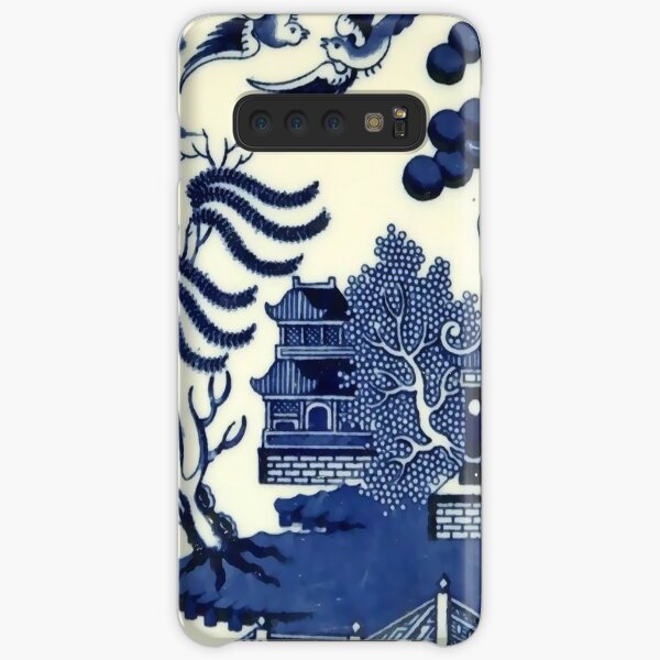 Antique willow ware oriental toile Samsung Galaxy Snap Case
