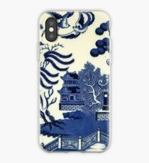 Antique willow ware iPhone Case
