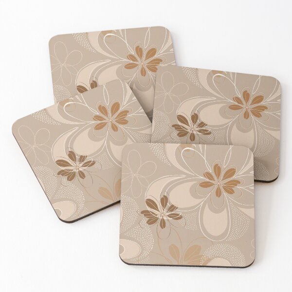 Item preview, Stylised Floral Neutral designed and sold by CandiceGyll.