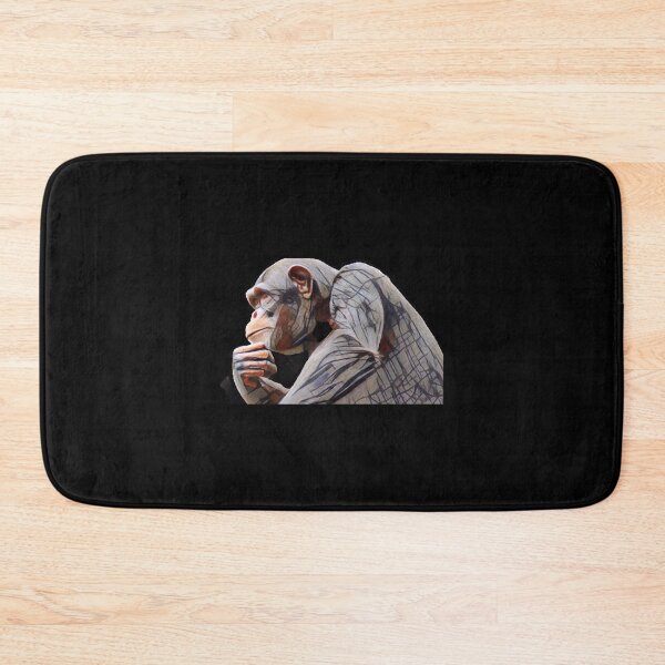 Item preview, thoughtful chimpanzee designed and sold by McguireLukas.