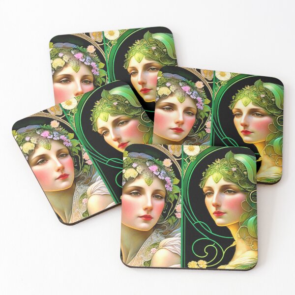 Item preview, Art Deco Girlfriends - Young shoots designed and sold by Garrulus glandarius.