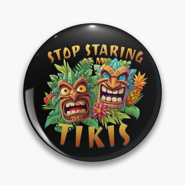 Item preview, Stop Staring at My Tikis Aloha Luau Women's Hawaiian Gear designed and sold by DynamicDesign.