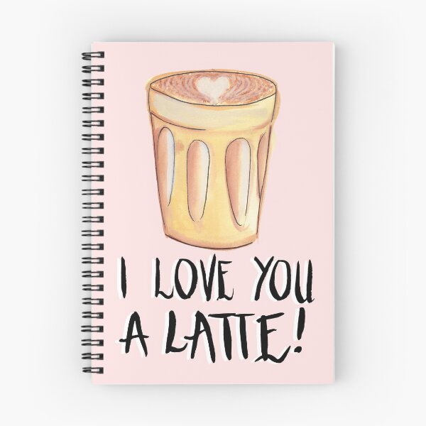 Item preview, I Love You A Latte designed and sold by makemerriness.