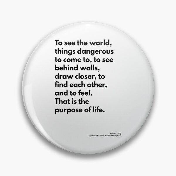 Item preview, The Secret Life of Walter Mitty (2013), Quote designed and sold by PinkandP.