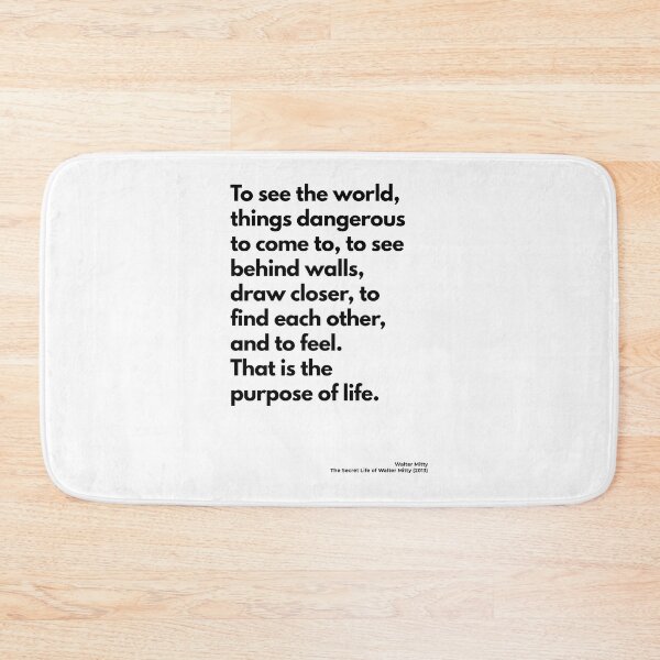Item preview, The Secret Life of Walter Mitty (2013), Quote designed and sold by PinkandP.