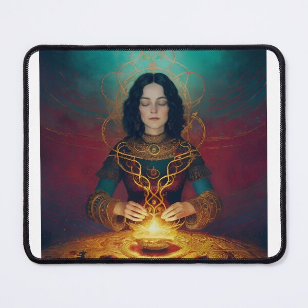 Item preview, Woman meditating Fantasy designed and sold by SriGem.