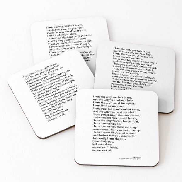 Item preview, 10 Things I Hate About You (1999), Quote designed and sold by PinkandP.