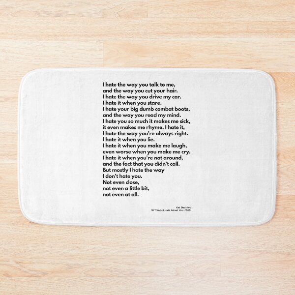Item preview, 10 Things I Hate About You (1999), Quote designed and sold by PinkandP.