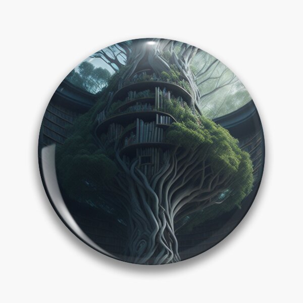 Item preview, Delve into the Enchanting Library of the World Tree designed and sold by Grim000.