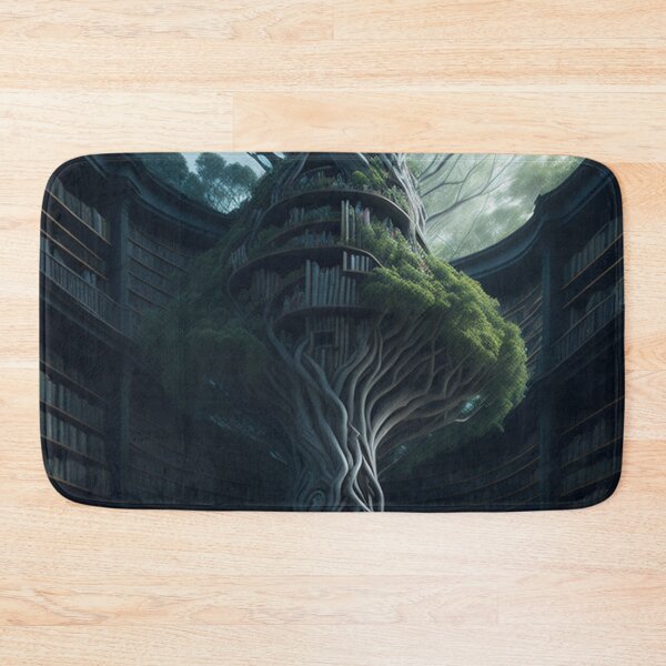 Item preview, Delve into the Enchanting Library of the World Tree designed and sold by Grim000.