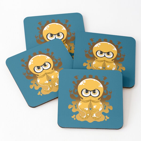 Item preview, Golden Yellow Inky Octo Splash   designed and sold by Avibetancourt.