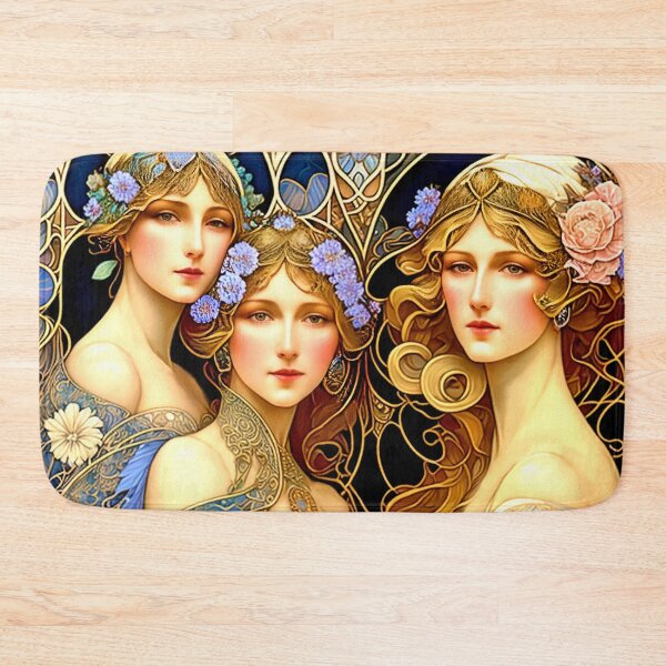 Item preview, Art Deco Girlfriends - late summer chill designed and sold by Garrulus glandarius.