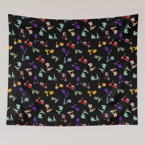 Item preview, Moped Heaven Pattern designed and sold by Printriff.